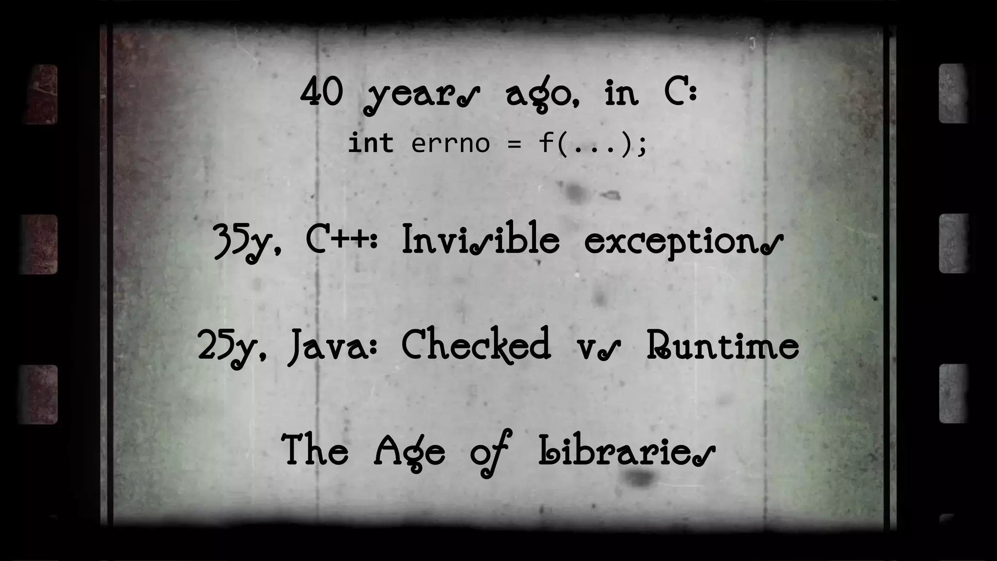 Definitive Guide to Working With Exceptions in Java - takj at Java Champions Conference