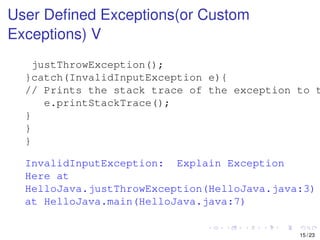 Types of Exceptionsfsfsfsdfsdfdsfsfsdfsd | PPT