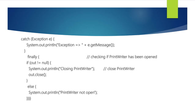 Exceptions handling in java | PPT