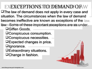 Exceptions To Law Of Demand Pgp