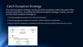 Exception strategies in MuleSoft Anypoint Studio | PPT