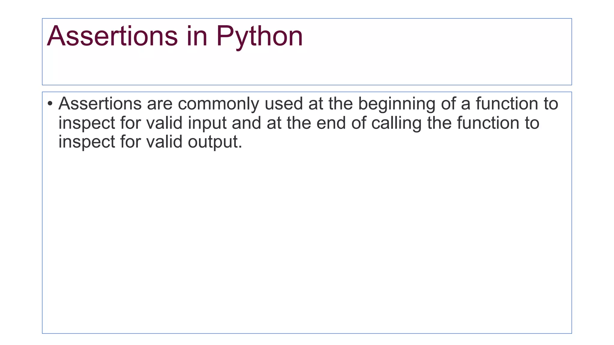 Exception Handling in Python | PPTX