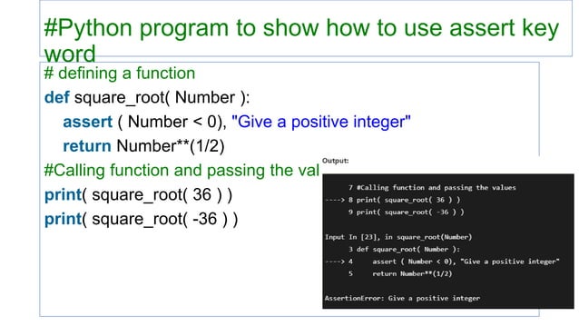 Exception Handling in Python | PPTX | Programming Languages | Computing