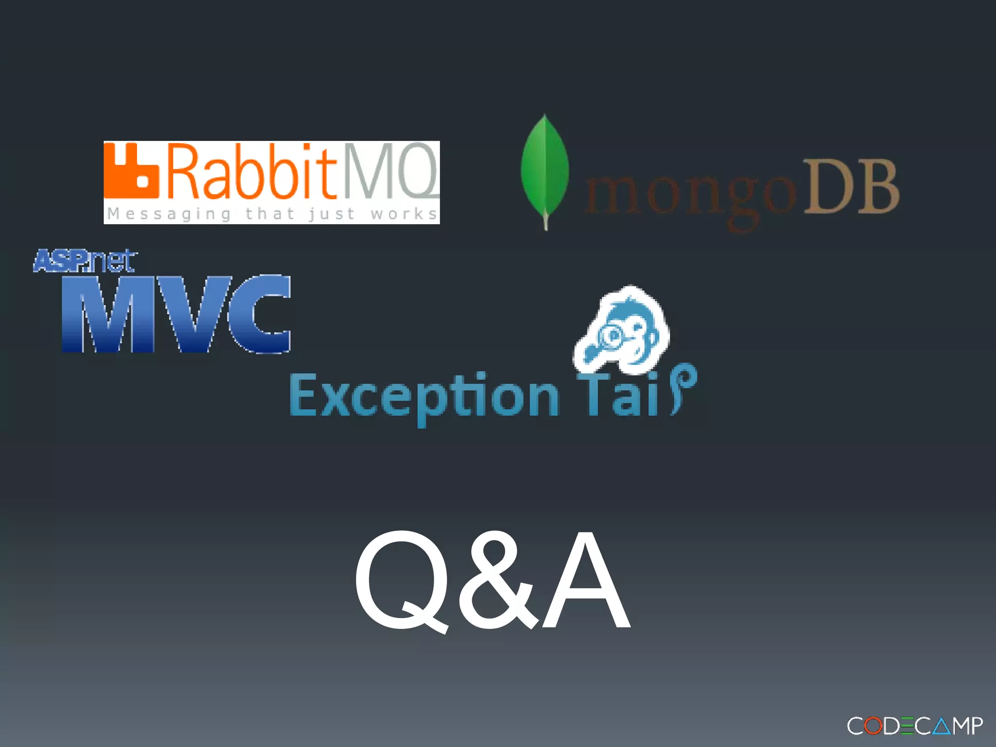 Architecture using queuing (RabbitMQ)Default architecture of an web app
