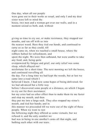 Excerpt from Olaudah Equiano The Interesting Narrative of th docx