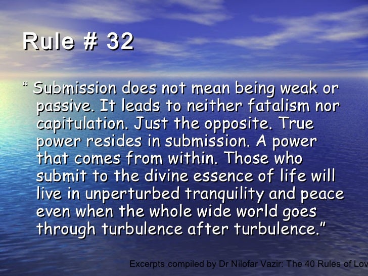 Excerpts dr nilofar vazir forty rules of love. elif shafak. ppt