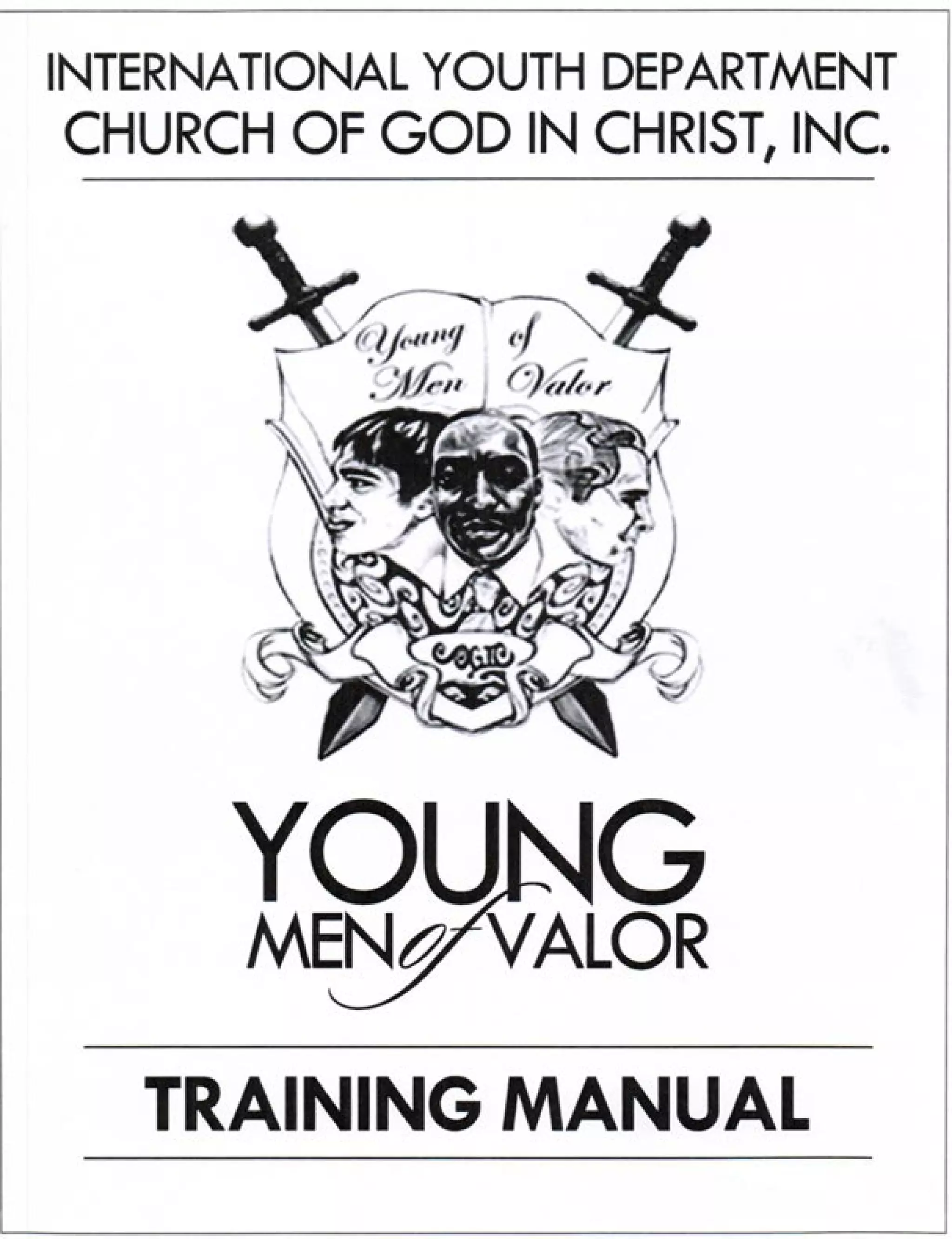 Excerpts from cogic young men of valor manual Pt. 1