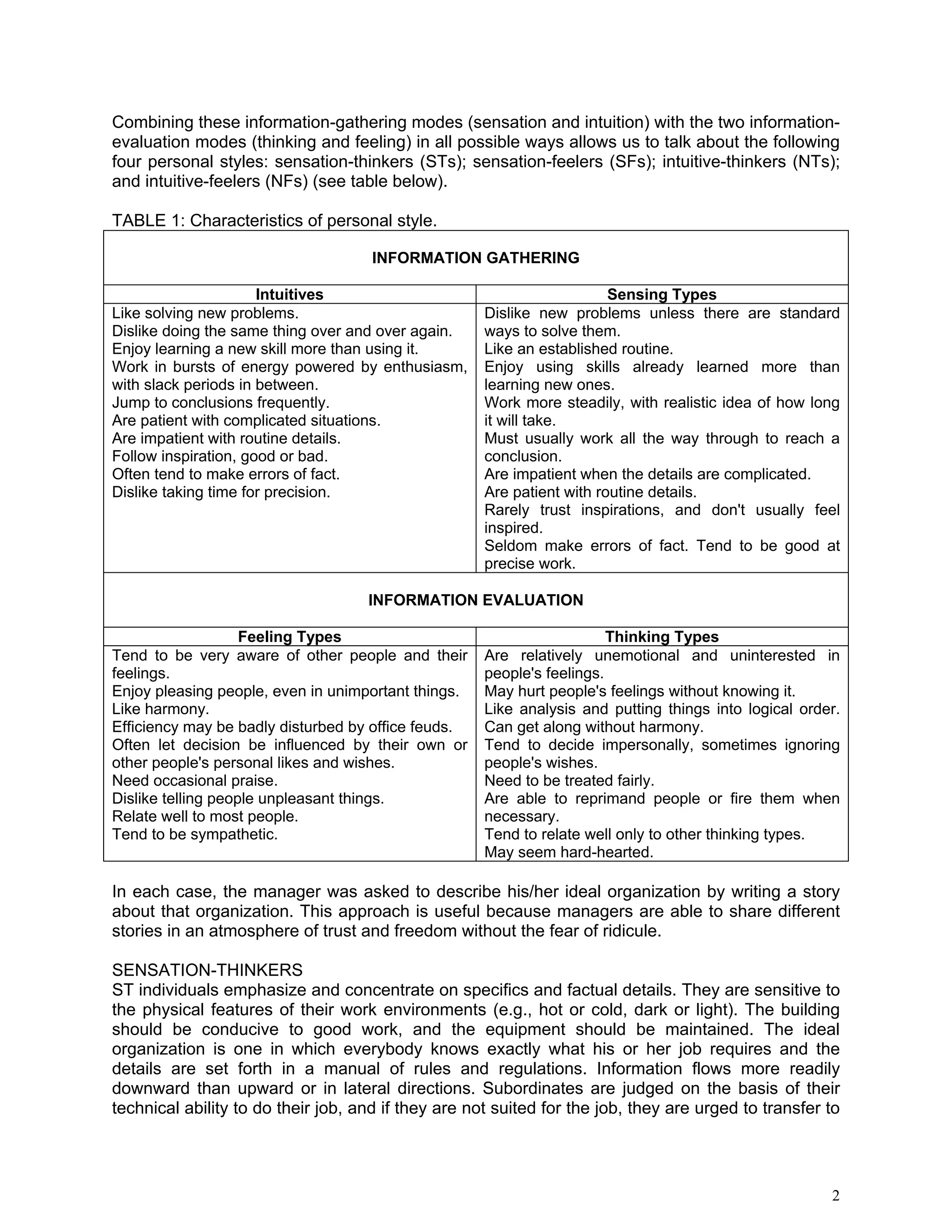 Organizational Behavior Exercise | PDF