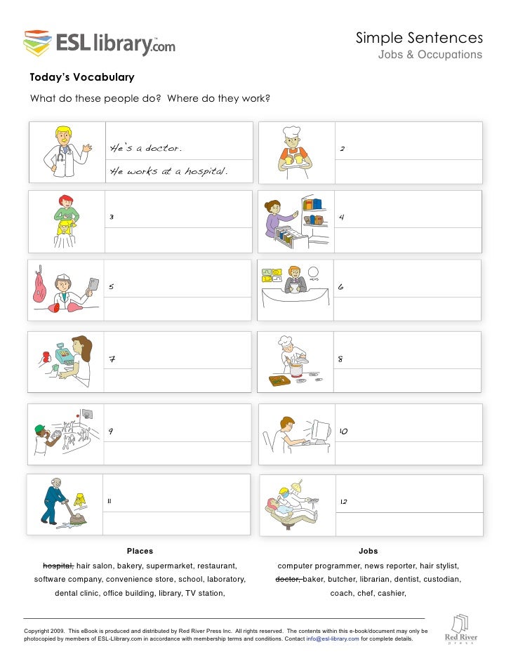 Excersize On Occupations