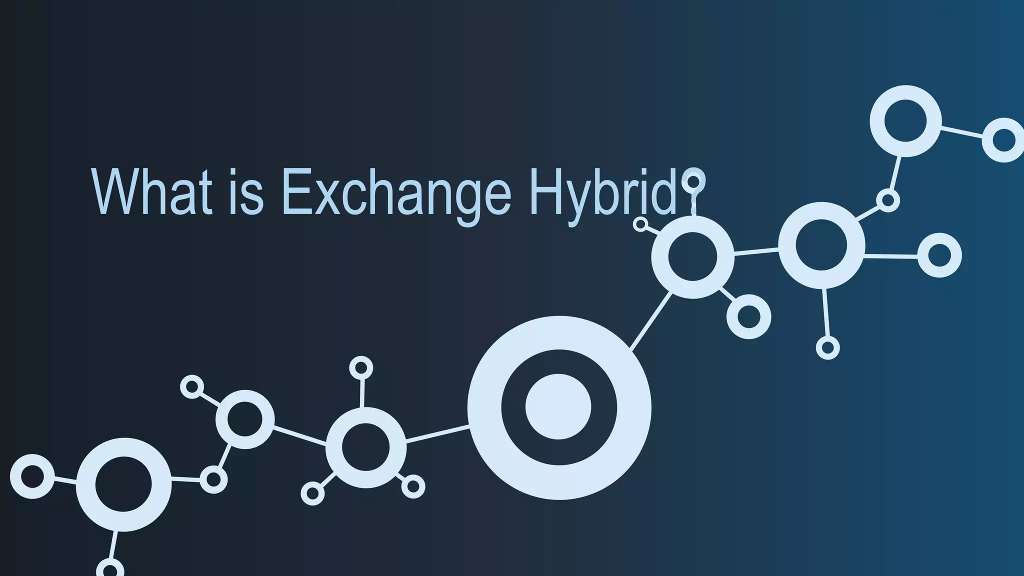 What is Exchange Hybrid?
 
