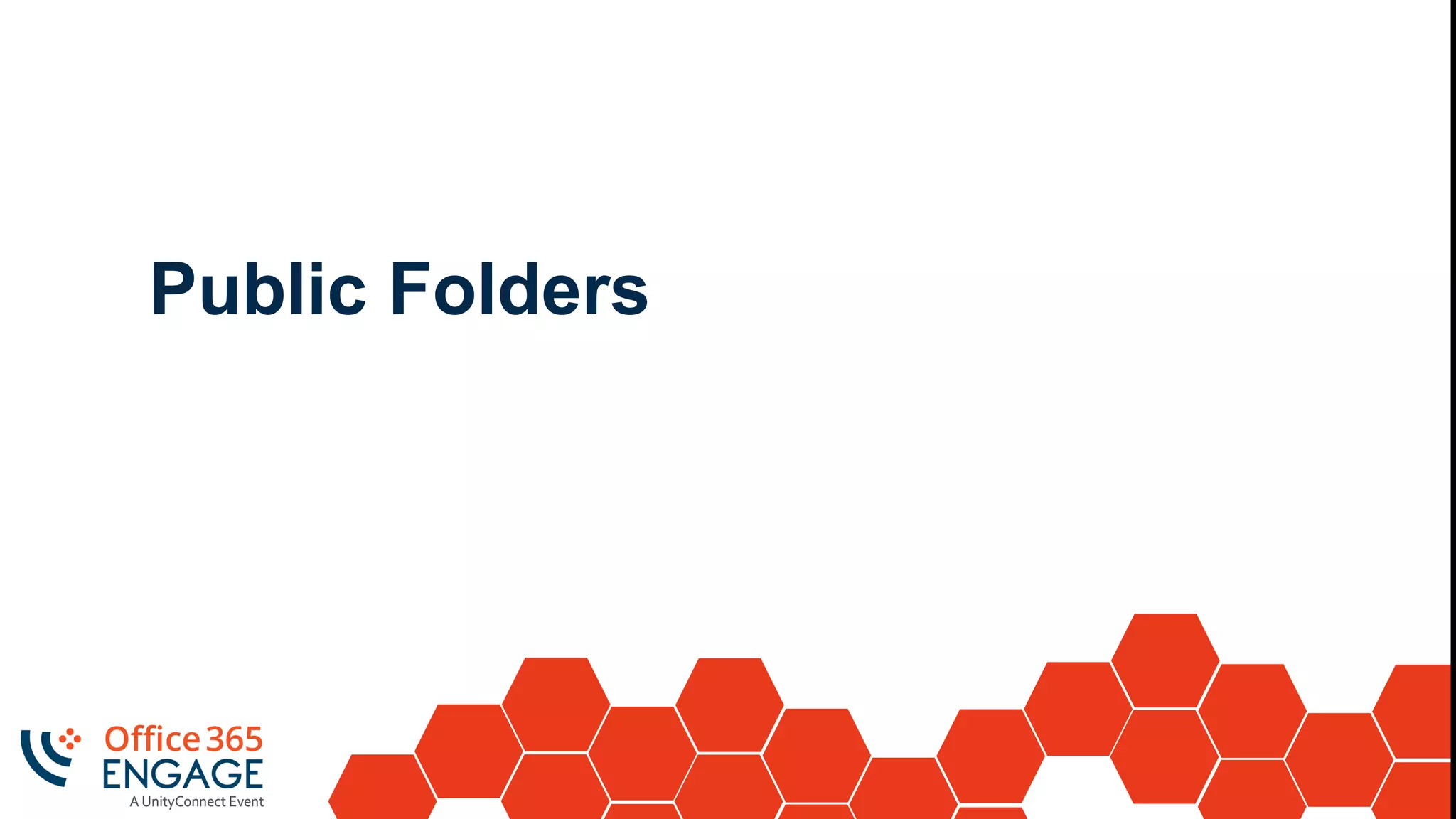Public Folders
 