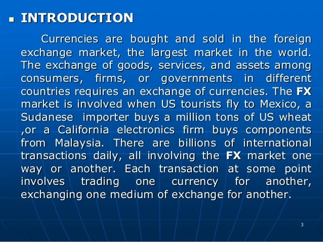 Exchange rate trade