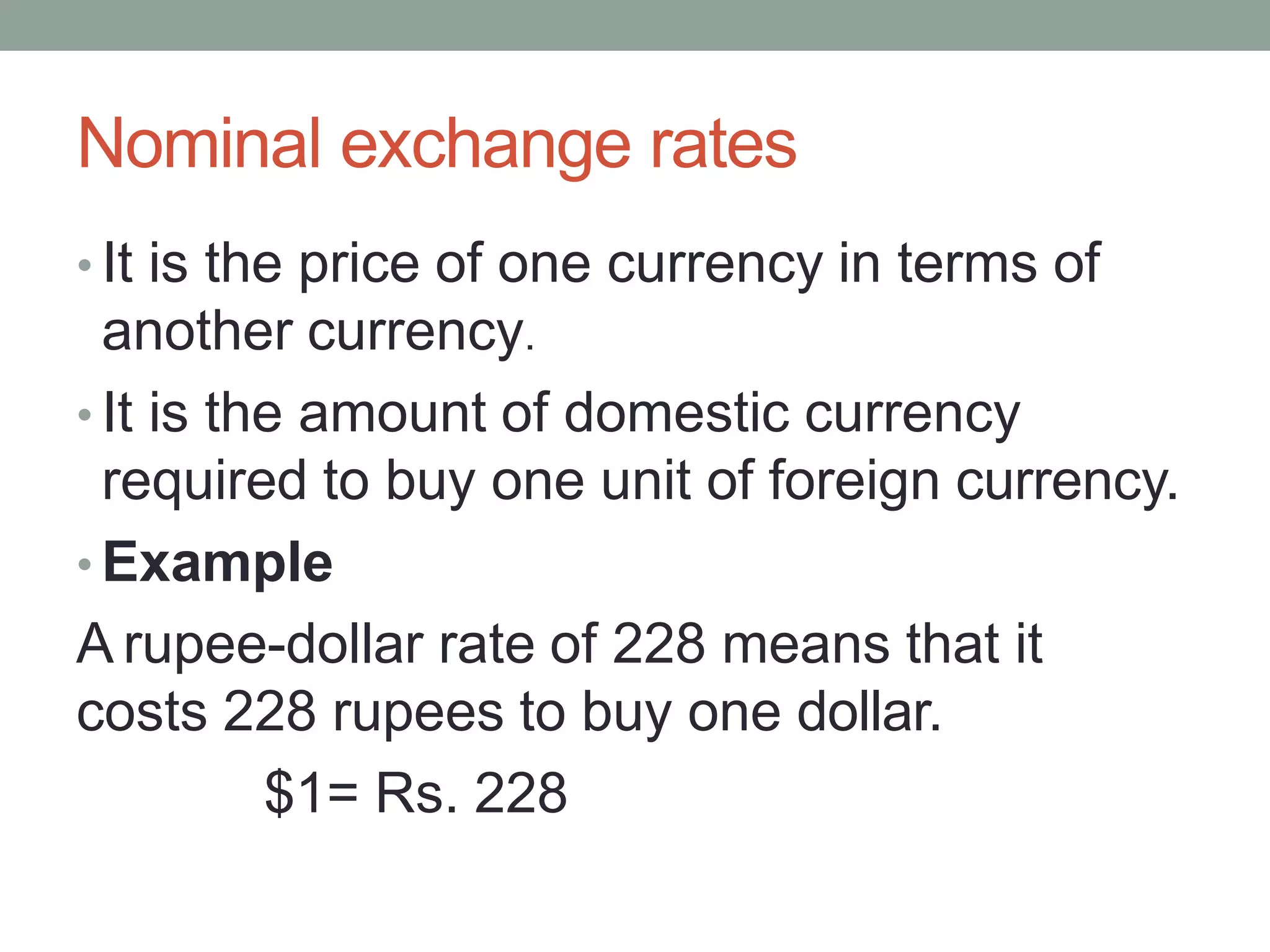 Exchange rates | PPTX
