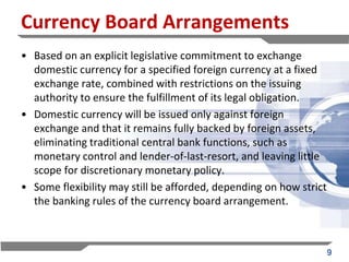 Exchange rate system | PPTX