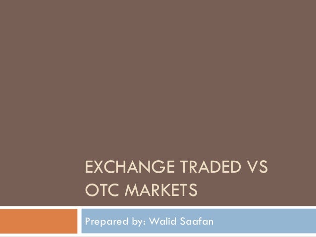 What is otc market in forex
