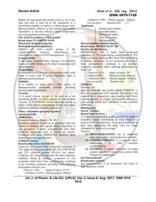 Dextrate Excipients in solid_dosage_forms | PDF