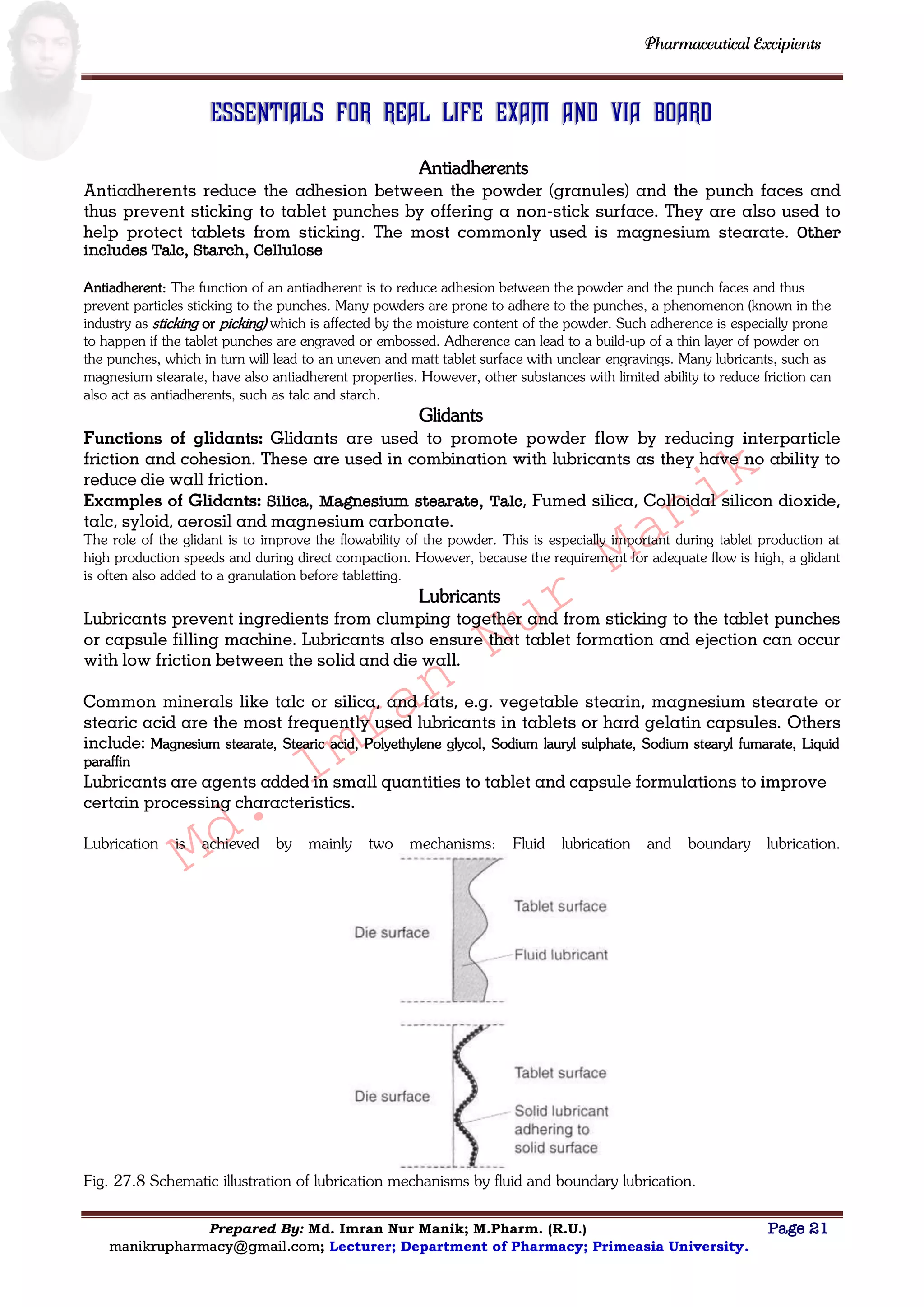 Manik Via Pharmaceutical excipients MANIK | PDF