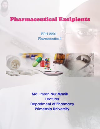 Md. Imran Nur Manik
Lecturer
Department of Pharmacy
Primeasia University
 
