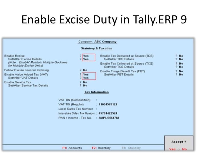 Excise duty accounting entries