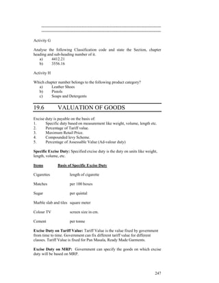 Excise law | PDF