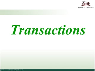 Transactions 