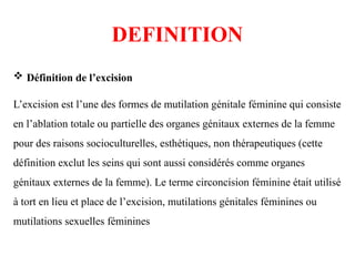 excision( mutilation génital féminine) .pptx
