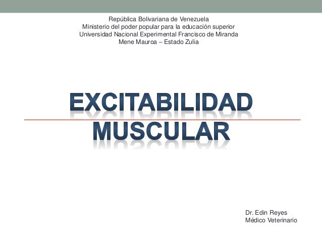 Excitabilidad muscular