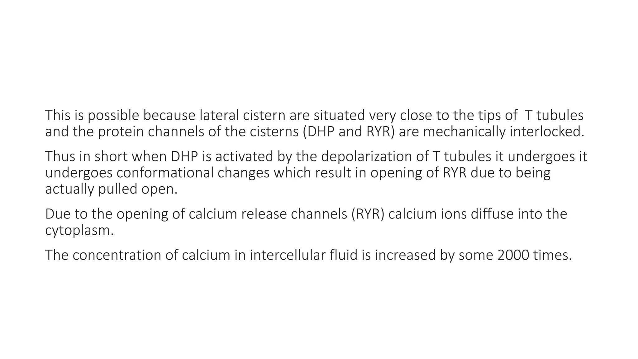 EXCITATION CONTRACTION COUPLING physiology PPT