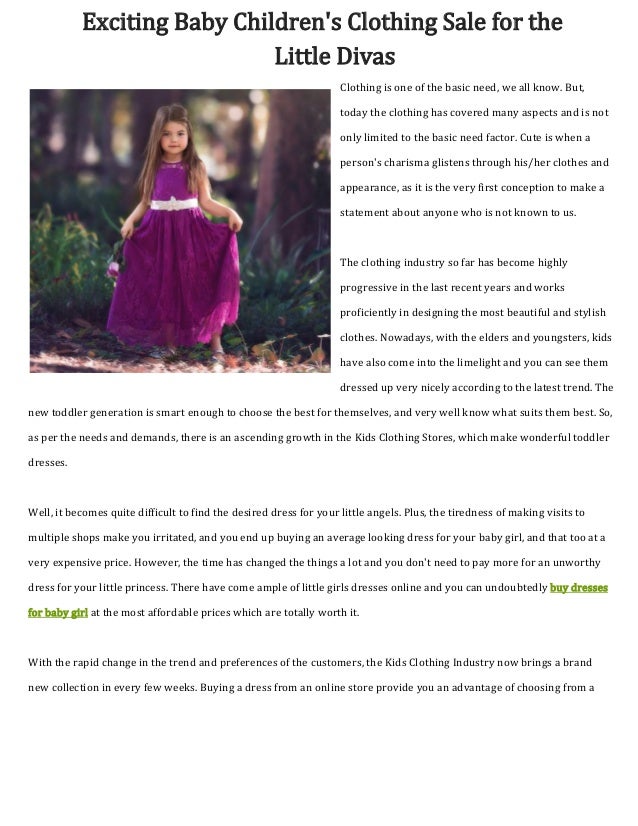 cheap online children's clothing stores