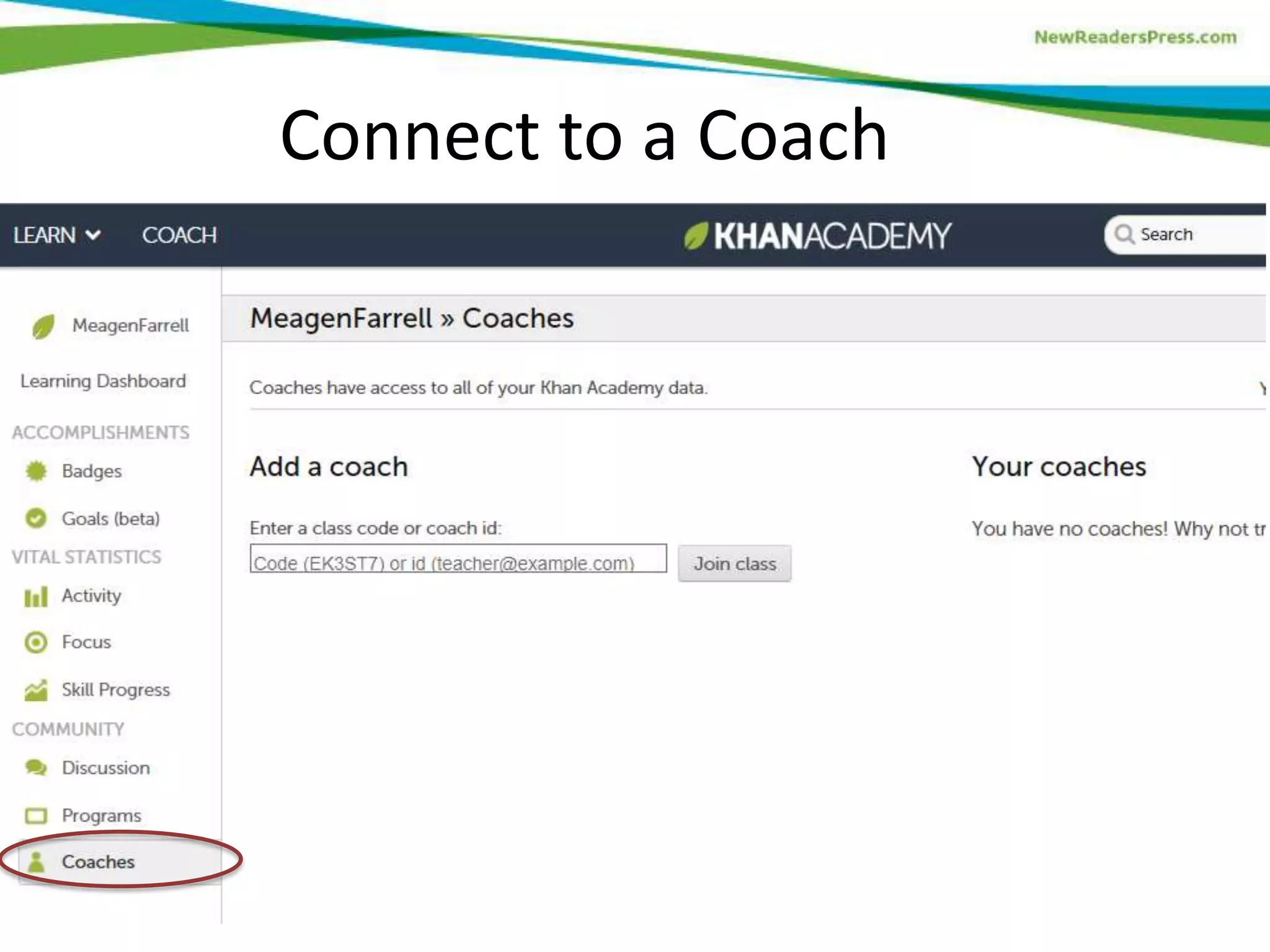 Connect to a Coach

 