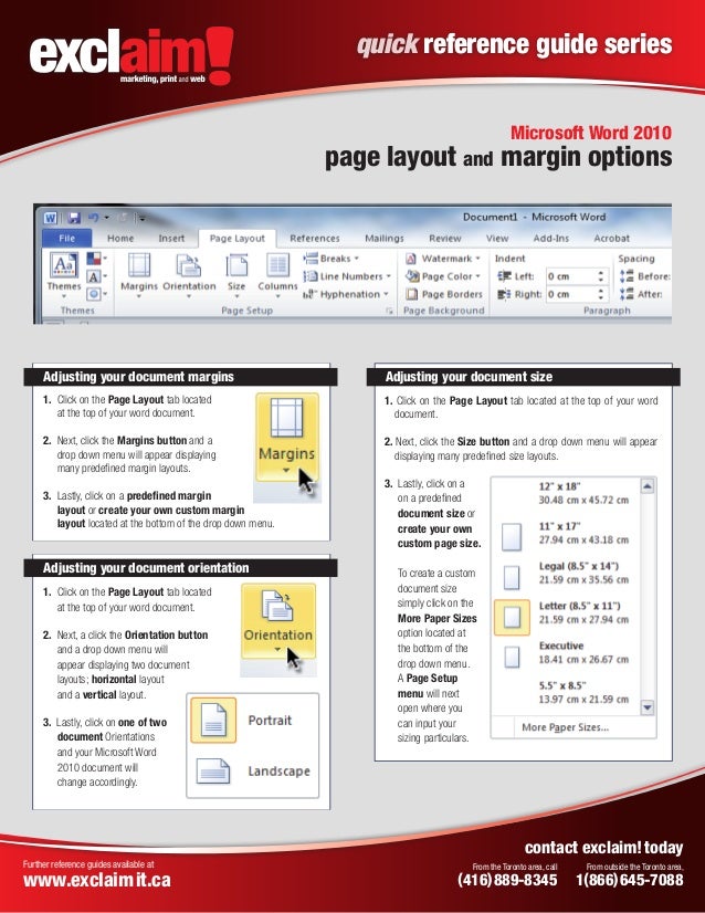how to make a quick reference guide