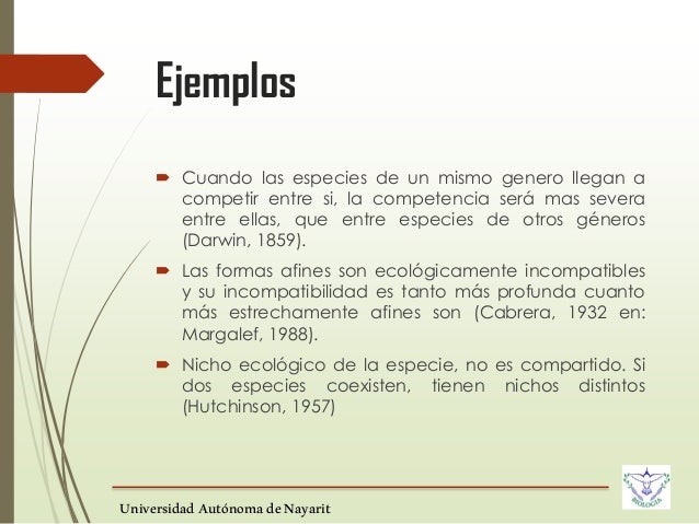 Exclusión por competencía