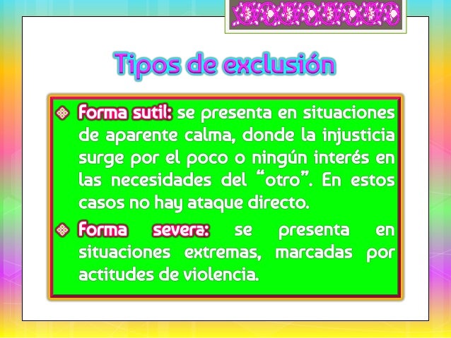 Exclusion social