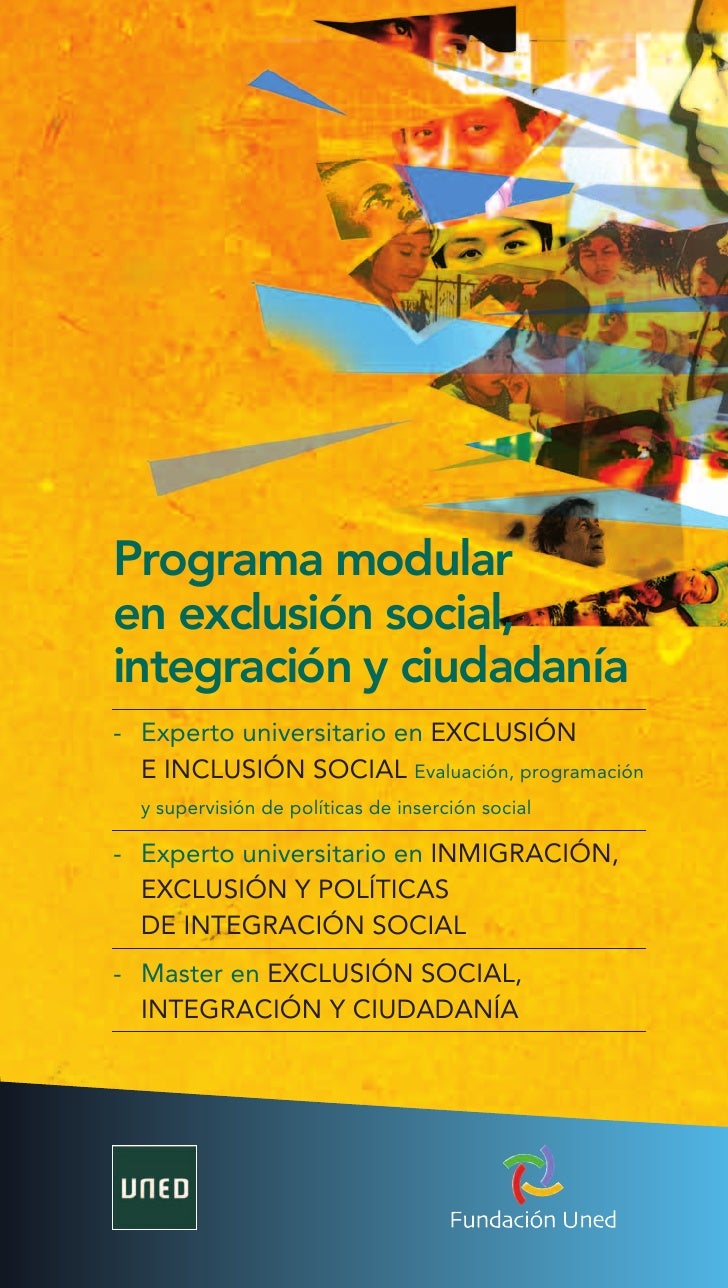 Programa modular en Exclusión Social, Integración y
