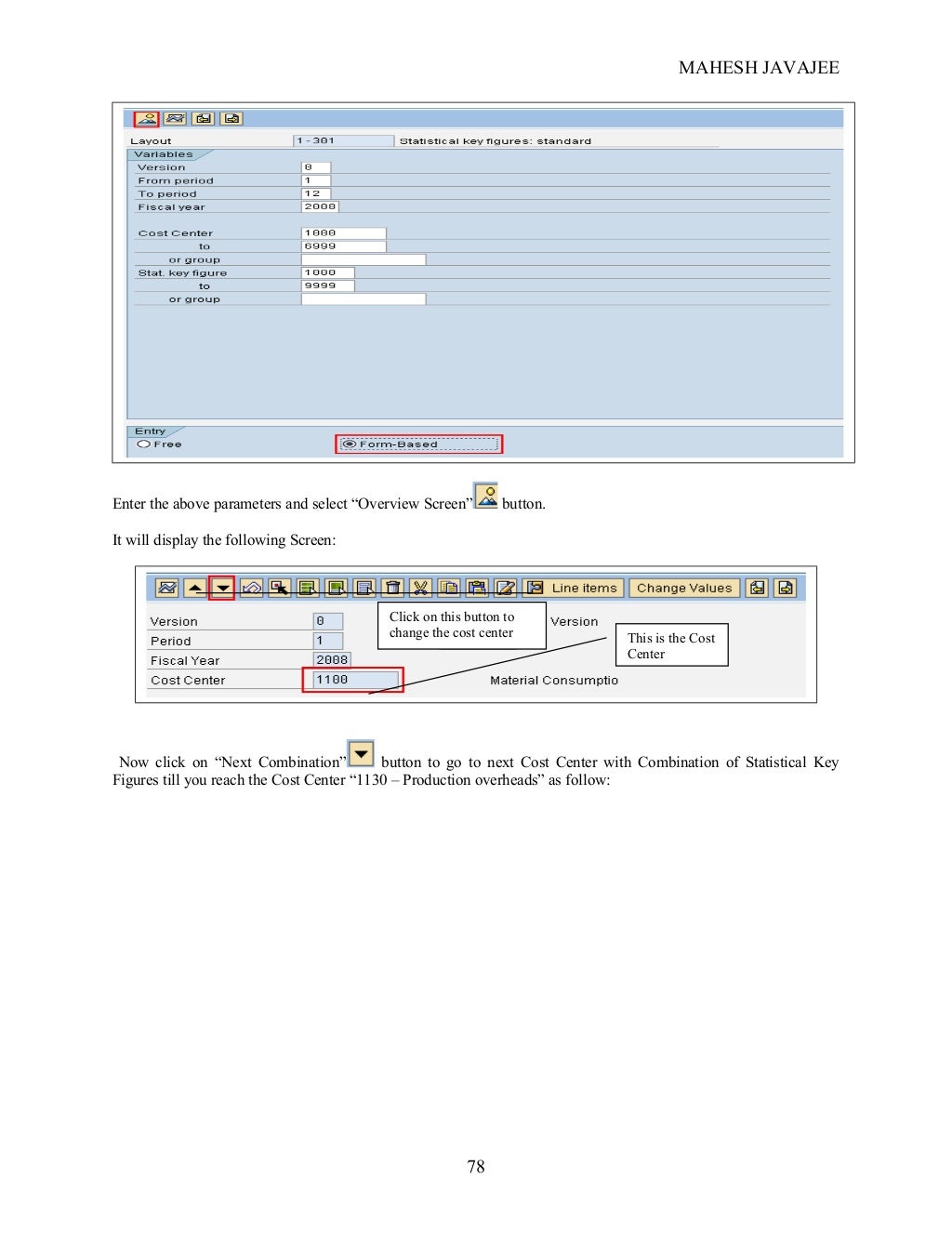 SAP CO Configuration Guide - Exclusive Document