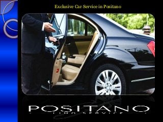 Exclusive Car Service in Positano
 