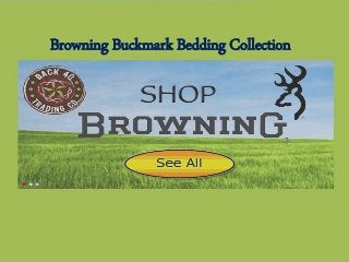 Browning Buckmark Bedding Collection
 