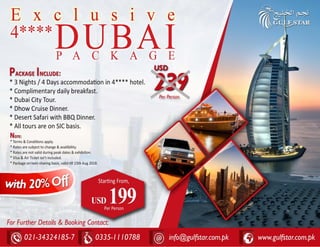 Exclusive dubai package PPT