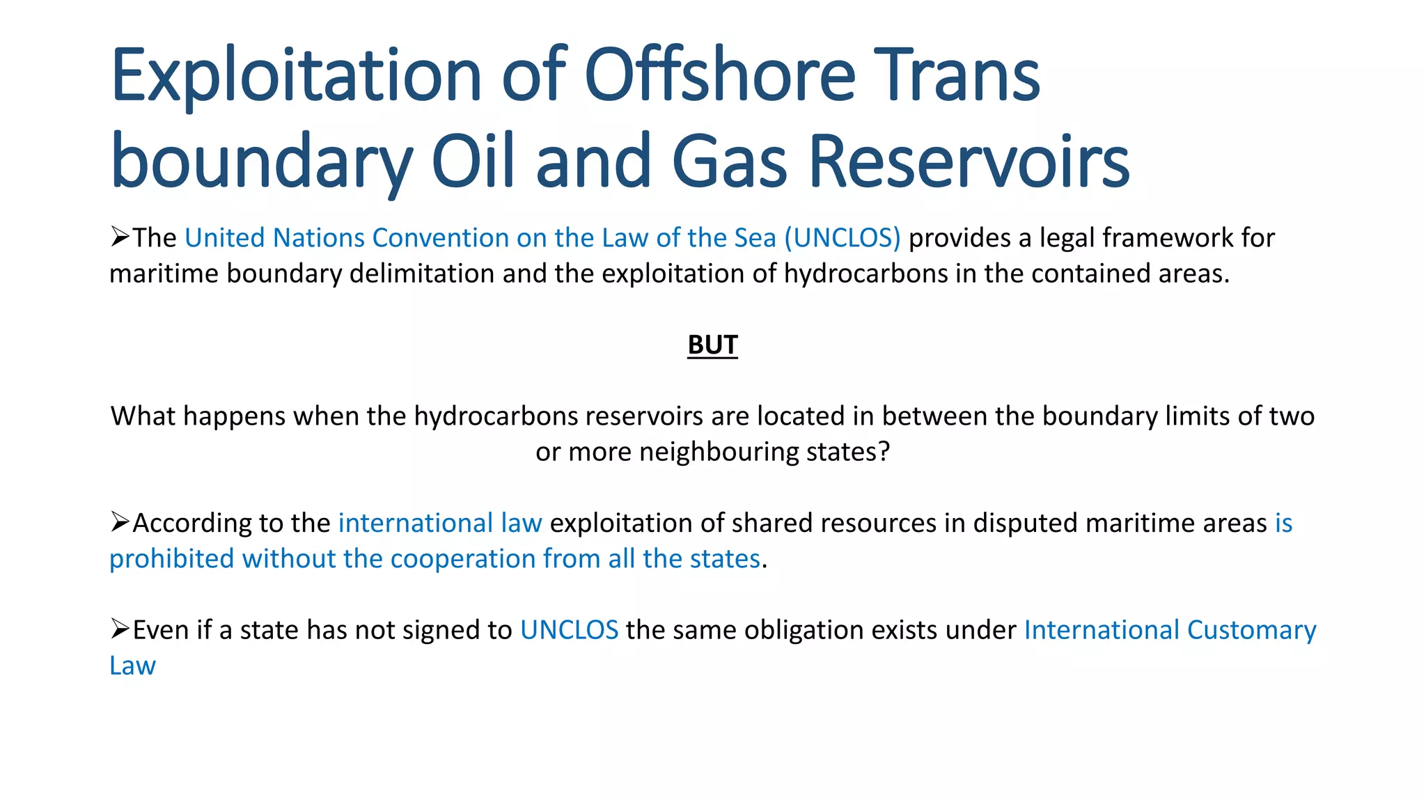 Exclusive economic zone and legal provisions | PPTX