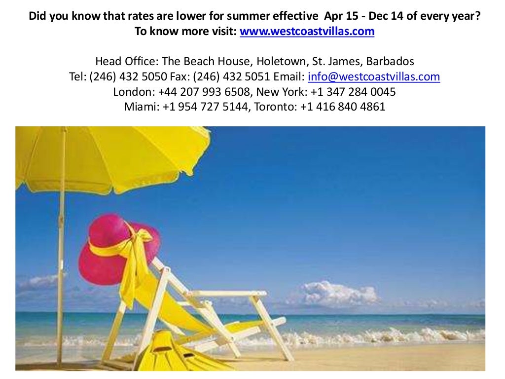 Exclusive Holiday Rentals Barbados