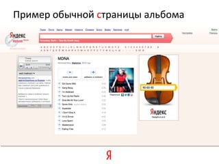 Пример обычной страницы альбома
 