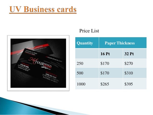 Exclusive Offer On Business Cards