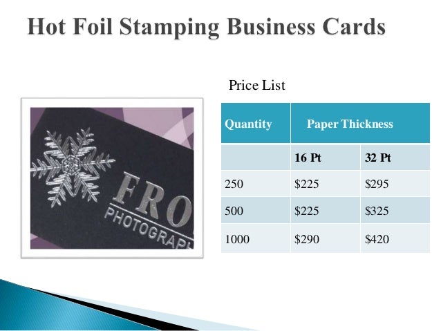 Exclusive Offer On Business Cards