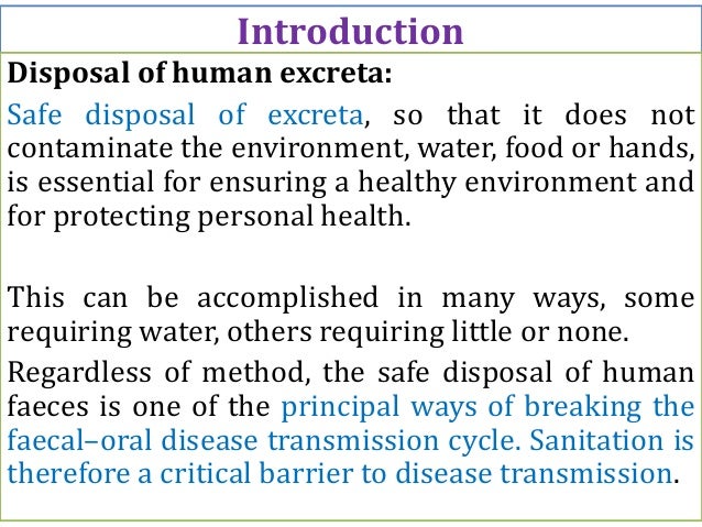 Excreta Disposal excreta-disposal