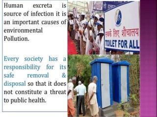 Lecture of Excreta Disposal | PPTX