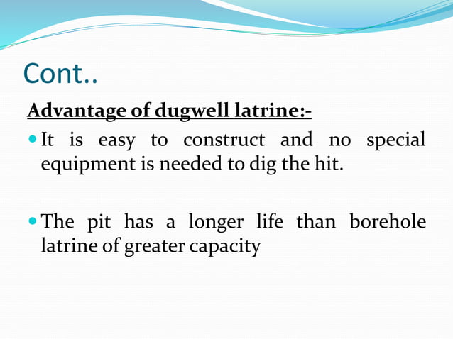Excreta Disposal Ppt PPT