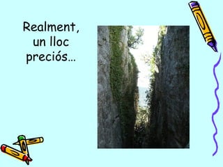 Realment, un lloc preciós… 