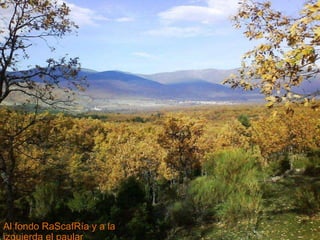 Al fondo RaScafRía y a la izquierda el paular 