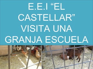 E.E.I “EL
CASTELLAR”
VISITA UNA
GRANJA ESCUELA
 
