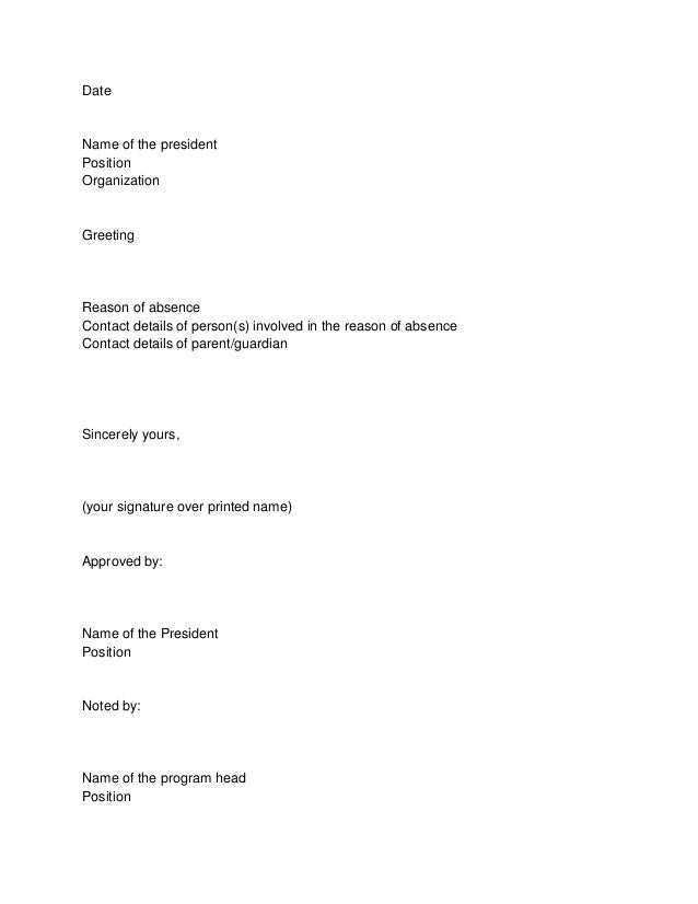 formal excuse letter excuse letter format formal excuse letter excuse letter format
